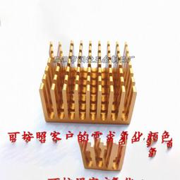 【散熱片】鋁散熱器 芯片導熱塊 絕緣 25*25*5mm 廠家直銷 歷史價格詳細信息