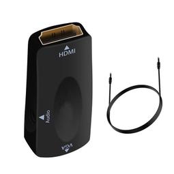 VGA to HDMI帶音頻轉換器 VGA公轉HDMI母電腦轉電視高清連接線 歷史價格詳細信息