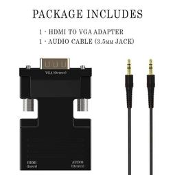 VGA 轉 HDMI 轉換頭電腦顯示器轉電視高清 HDMI 轉 VGA 轉接頭VGA 線 HDMI 筆記本分配器一分二機 歷史價格詳細信息
