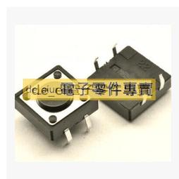 輕觸開關按鍵微動開關小按鈕摁鈕4腳四腳直插立式小型小形12*12~浪漫小屋 歷史價格詳細信息