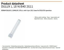 現貨????歐司朗 DULUX F 36W 24W/840 三基色 高顯色 汽車檢測燈管 2G10 歷史價格詳細信息