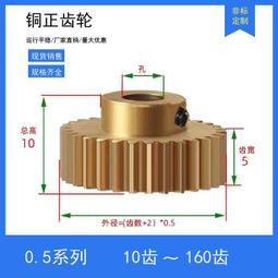 直齒輪  0.5模數 14齒 孔4 頂絲孔M3 銅齒輪 金屬齒輪定做加工001 W1164-200923[417082] 歷史價格詳細信息