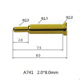 pogopin彈簧針螺絲螺紋探針電流針導電伸縮針彈簧頂針測試針鍍金 歷史價格詳細信息