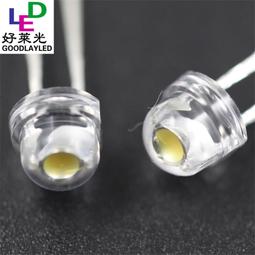 發光二極管 led直插燈珠 8mm有邊透明霧狀全彩RGB共陰共陽 ma02 歷史價格詳細信息