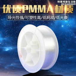 PMMA導光線光纖絲滿天星星空頂光纖場景裝飾燈端點發光尾光照明 歷史價格詳細信息