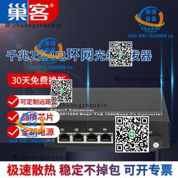 巢客 工業級網管型千兆2光4電2光8電4光8電環網交換機光纖收發器E 歷史價格詳細信息