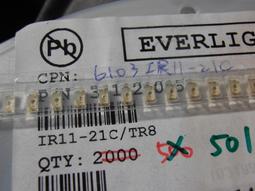 億光 LED  SMD 晶粒 每卷約 2000顆 歷史價格詳細信息