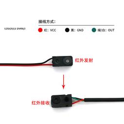量多更便宜-2Y0A21 GP2Y0A21YK0F 紅外測距感測器 GP2D12距離檢測10-80cm帶線  [3169 歷史價格詳細信息