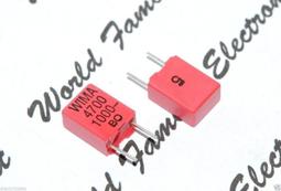 德國WIMA MKP2 0.1uF(100nF) 100V 5% 腳距:5mm 金屬膜電容 1顆1標 歷史價格詳細信息
