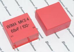 德國WIMA MKS4 6.8uF(6800nF) 100V 5% 腳距:22.5mm 金屬膜電容  1顆1標 歷史價格詳細信息