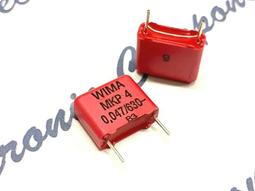 德國WIMA MKP4 0.47uF(470nF) 250V 5% 腳距:15mm 金屬膜電容 1顆1標 歷史價格詳細信息