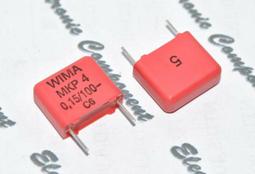 德國WIMA MKP4 0.15uF(150nF) 630V 5% 腳距:15mm 金屬膜電容 歷史價格詳細信息