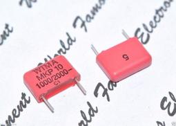 德國WIMA MKP10 1500P(1.5nF) 2500V 5% 腳距:15mm 金屬膜電容 1顆1標 歷史價格詳細信息