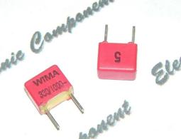 德國WIMA FKP02 3300P(3.3nF) 100V 5% 腳距:2.5mm 金屬膜電容 1顆1標 歷史價格詳細信息