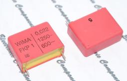 德國WIMA FKP1 0.22uF(22nF) 1250V 5% 腳距:37.5mm 金屬膜電容 1顆1標 歷史價格詳細信息