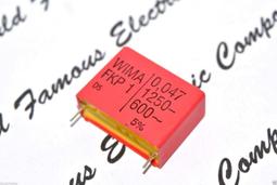 德國WIMA FKP1 0.22uF(22nF) 1250V 5% 腳距:37.5mm 金屬膜電容 1顆1標 歷史價格詳細信息