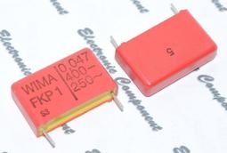【電 容】德國 WIMA 0.047uF / 100V Polyester 金屬膜電容〔MKS2〕長腳 特訂品 歷史價格詳細信息