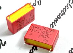 德國WIMA FKP1 0.22uF(22nF) 1250V 5% 腳距:37.5mm 金屬膜電容 1顆1標 歷史價格詳細信息