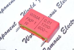 德國WIMA FKP1 0.22uF(22nF) 1250V 5% 腳距:37.5mm 金屬膜電容 1顆1標 歷史價格詳細信息