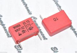 德國WIMA MKP-Y2 0.01uF(10nF) 300Vac 10% 腳距:15mm Y2電容 1顆1標 歷史價格詳細信息