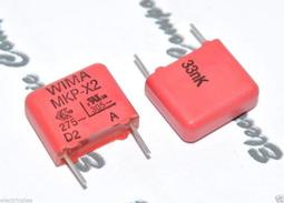 德國WIMA MKP-Y2 0.01uF(10nF) 300Vac 10% 腳距:15mm Y2電容 1顆1標 歷史價格詳細信息