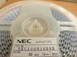 日本 NEC 10uF 3V CS15E0F100M1SRC  立式鉭質電容 NOS 歷史價格詳細信息