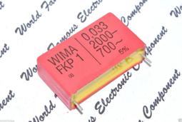 德國WIMA FKP1 0.033uF(33nF) 1250V 5% 腳距:27.5mm 金屬膜電容 1顆1標 歷史價格詳細信息