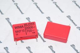 德國WIMA MKP10 0.33uF(330nF) 400V 5% 腳距:22.5mm 金屬膜電容 1顆1標 歷史價格詳細信息