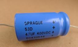 [中谷屋]電解電容 CJ10A-63V 47uF  UCC SPRAGUE 511D D10.5xH16.5 歷史價格詳細信息