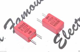 德國WIMA MKP2 0.1uF(100nF) 100V 5% 腳距:5mm 金屬膜電容 1顆1標 歷史價格詳細信息