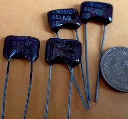 [中谷屋]銀雲母電容NC53C-1000PF 500V 5%&nbsp;CMR06F軍規JAN CDC&nbsp; 雙面印字 歷史價格詳細信息