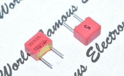 德國WIMA FKP2 1800P(1.8nF) 100V 2.5% 腳距:5mm 金屬膜電容 1顆1標 歷史價格詳細信息