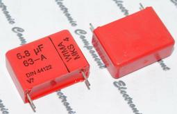 德國WIMA MKS4 6.8uF(6800nF) 400V 5% 腳距:37.5mm 金屬膜電容 1顆1標 歷史價格詳細信息