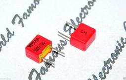 德國WIMA FKP2 1800P(1.8nF) 100V 2.5% 腳距:5mm 金屬膜電容 1顆1標 歷史價格詳細信息