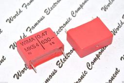 德國WIMA MKS4 0.47uF(470nF) 250V 5% 腳距:10mm 金屬膜電容 1顆1標 歷史價格詳細信息