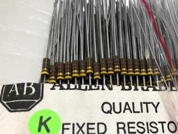 [中谷屋 NC33K]4K7 4.7K 0.25W 1/4W AB碳精電阻5色碼 非掏寶貨(990R-9.9K) 歷史價格詳細信息