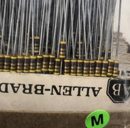 [中谷屋NC33M]75R 1W AB碳精電阻5色碼 非掏寶貨(0-99R) 歷史價格詳細信息