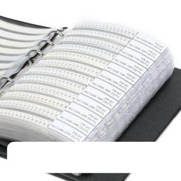 熱賣貼片電阻本電容本0201 0402 0603 0805 1206電阻包電容包樣品本 歷史價格詳細信息