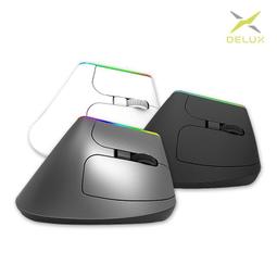 DeLUX M618DB 雙模無線垂直光學滑鼠 廠商直送 歷史價格詳細信息