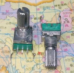 RK097NS G N單聯雙聯電位器B5K/10K/20K/50K/100K音量音響帶開關~閒雜鋪子 歷史價格詳細信息