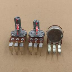 WH148單聯 雙聯電位器 B1K2K5K10K20K50K100K500KB1M 柄長15MM 3腳 6腳 歷史價格詳細信息