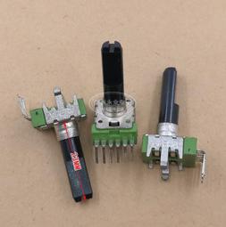 RK12型 單排6腳 雙聯旋轉電位器 B1K B10K 電子樂器調音音量8MM柄 歷史價格詳細信息