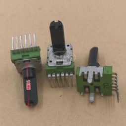 RK12型 單排6腳 雙聯旋轉電位器 B1K B10K 電子樂器調音音量8MM柄 歷史價格詳細信息