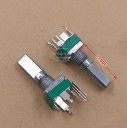 RK097NS G N單聯雙聯電位器B5K/10K/20K/50K/100K音量音響帶開關~閒雜鋪子 歷史價格詳細信息