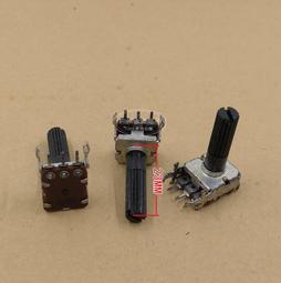 RK12型 單排6腳 雙聯旋轉電位器 B1K B10K 電子樂器調音音量8MM柄 歷史價格詳細信息