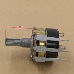 WH148 單聯電位器 B50K (長柄)3腳 柄長20MM 配螺母 229-10530 歷史價格詳細信息