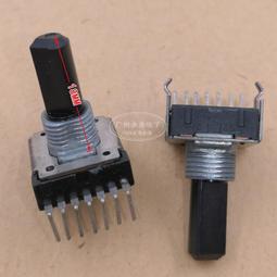 RK14型 旋轉電位器 臥式 雙聯7腳 A10K 帶中點 功放音量音響 歷史價格詳細信息