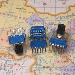 RK12型 單排6腳 雙聯旋轉電位器 B1K B10K 電子樂器調音音量8MM柄 歷史價格詳細信息