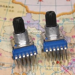 RK12型 單排6腳 雙聯旋轉電位器 B1K B10K 電子樂器調音音量8MM柄 歷史價格詳細信息