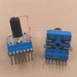 RK14型 旋轉電位器 臥式 雙聯7腳 A10K 帶中點 功放音量音響 歷史價格詳細信息